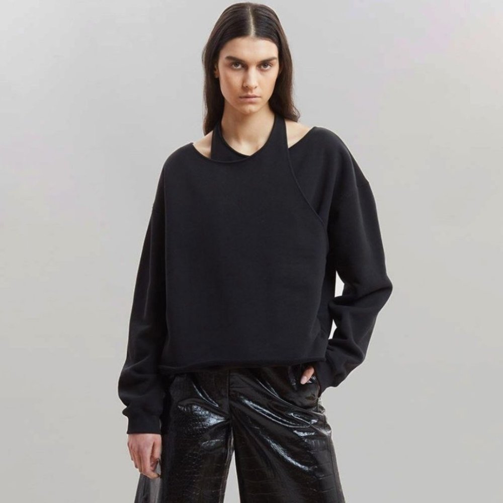 *SOLD* The Frankie Shop Double Layer Criss-Cross Pullover